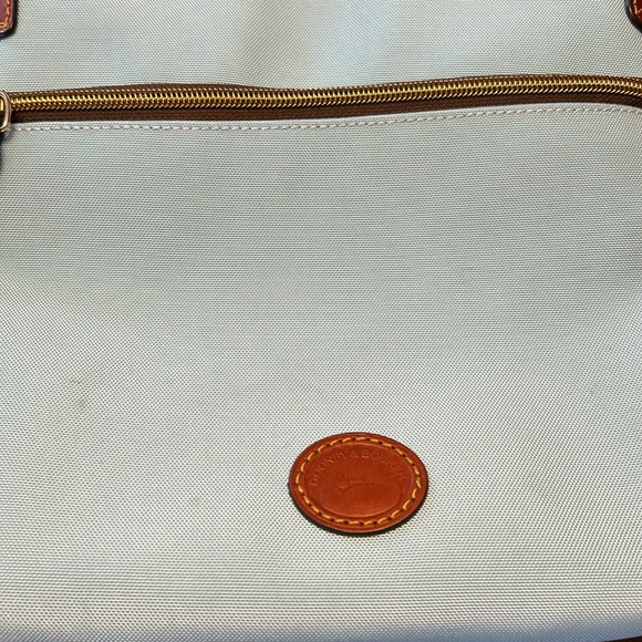 Dooney & Bourke Nylon Crossbody.  Pale Blue. - Picture 3 of 11